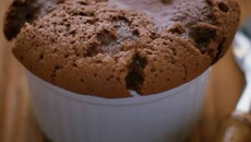 Suflê de chocolate