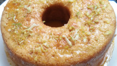 Bolo de laranja diet