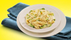 Penne ao molho de queijo e brócolis do Artie de Sopranos