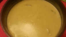 Sopa de aspargos cremosa