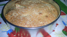 Torta de frango de liquidificador