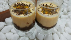 Mousse de maracujá trufado