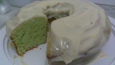 Bolo de gelatina de limão