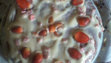 Recheio fácil de morango