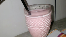 Milk shake de morango