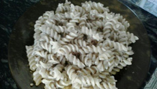 Macarrão com sardinha