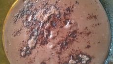 Mingau de chocolate