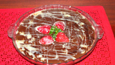 Fondue de chocolate com morangos