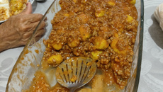 Nhoque de moranga da Fátima