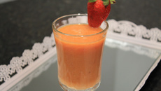 Suco de cenoura anticelulite