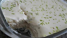 Torta de limão de waffer