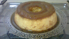 Pudim gigante de leite condensado