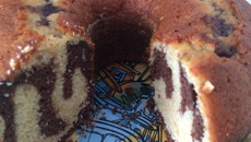 Bolo mesclado fofinho