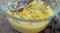 Cocada mole de maracujá