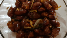 Coração de galinha na panela de pressão