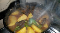 Carne de panela com agrião