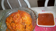 Bolo de carne na panela de pressão