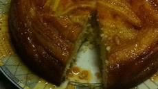 Bolo de banana caramelizada diet (fofinha a massa)