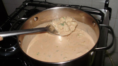 Estrogonofe de frango rápido