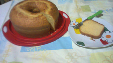 Bolo de fubá simples