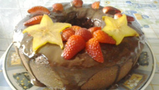 Bolo econômico de chocolate