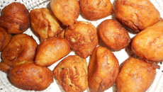 Bolinho frito de batata-doce