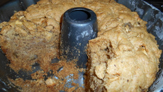 Bolo especial de maçã e canela