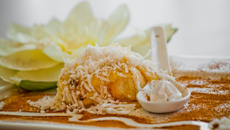 Bolo queijadinha de micro-ondas