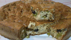 Torta de frango com farinha integral
