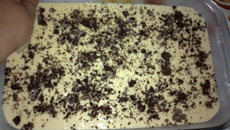 Mousse de pêssego com Negresco