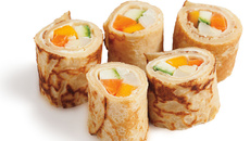 Rolinhos de panqueca