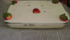 Pavê de morango mais que especial