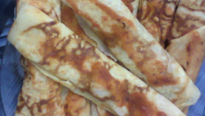 Panqueca de queijo coalho