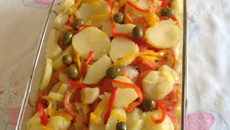 Filé de merluza no azeite