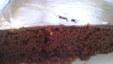 Cobertura de chocolate para bolo firme