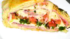 Enrolado de presunto e queijo