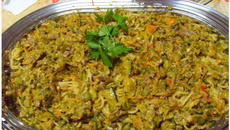 Macarrão com abobrinha