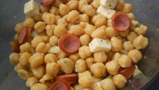 Salada de grão-de-bico especial