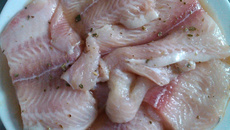 Filé de peixe ao molho de maionese