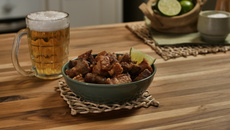 Torresmo na airfryer