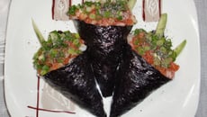 Temaki prático e fácil (cone)
