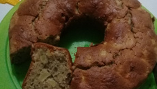 Bolo de maçã com canela