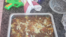 Batata com carne moída