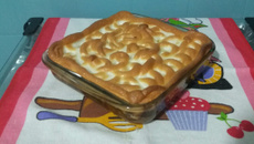 Doce de banana com suspiro