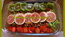 Salada tropical de soja