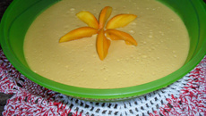 Mousse de manga da Juliana