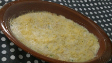 Lasanha de purê de batata e frango