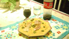 Peixe no molho branco