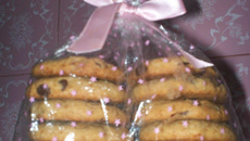 Cookies com gotas de chocolate