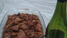 Porco gostoso de restaurante Chinês